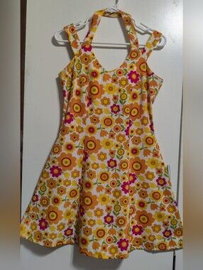 Women's Floral Halter Dress